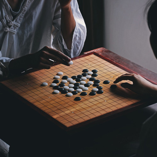 贡匠小叶紫檀木围棋盘