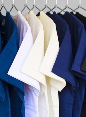 C.D.P. 全棉重磅复古T恤 圆领 亨利领  32支双纱 阿美咔叽