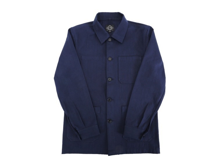 工装墨水蓝法国工装复刻复古