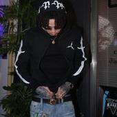 TGFCLUB美式 卫衣 街头2025ss双刀刺绣蛇头拉链开衫