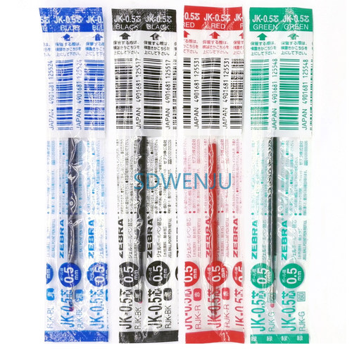 日本ZEBRA斑马 JK-0.5 中性笔芯水笔芯适合SJ3 SJ2 J4J1 J3J2 - 封面