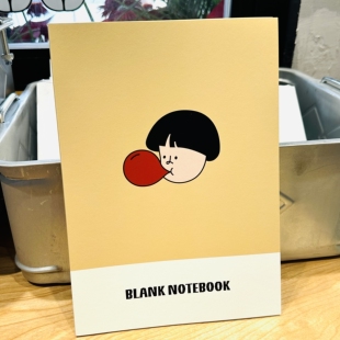 【新品】乐仔文创B5空白笔记本可平铺 学生开学作业画画草稿