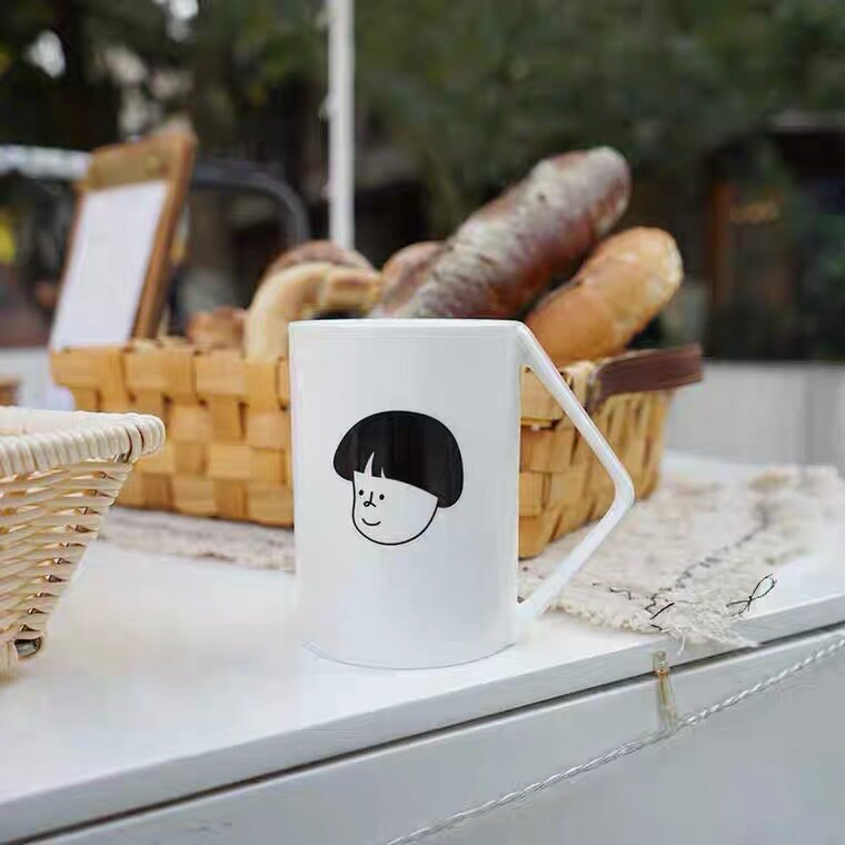 乐仔文创 骨瓷杯百年北欧ins咖啡杯子创意礼物39元包邮 450毫升