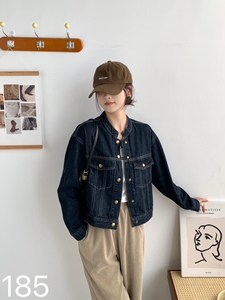 2023秋装新款复古牛仔外套女士短款牛仔衣宽松百搭休闲上衣ins潮