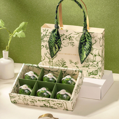 绿豆糕青团包装盒蛋黄酥清明节