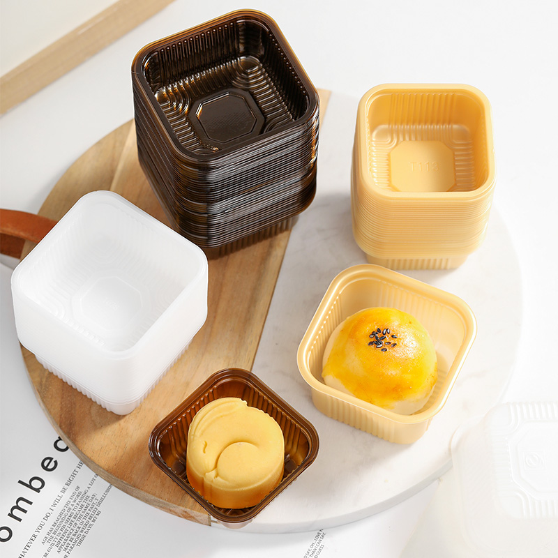 珠联包装盒塑料月饼底托机封袋
