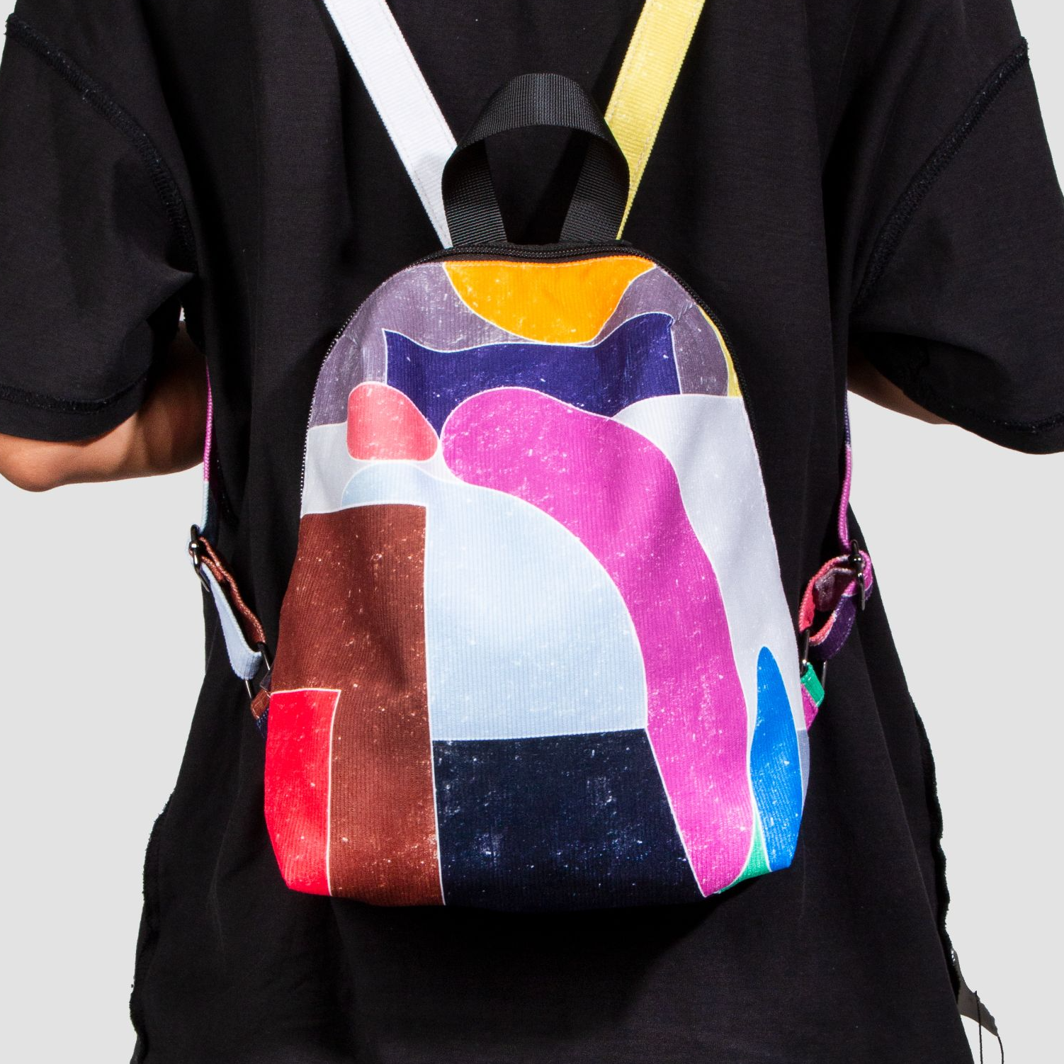 无则艺【mini双肩包】困了中性简约款休闲大学生布包潮流个性成人,箱包皮具/热销女包/男包,单肩包,淘宝优惠券,粉丝福利购,淘宝优惠卷