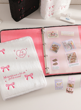 A4活页九宫格相册追星专辑三寸小卡追星收纳册小马卡片收纳册收藏