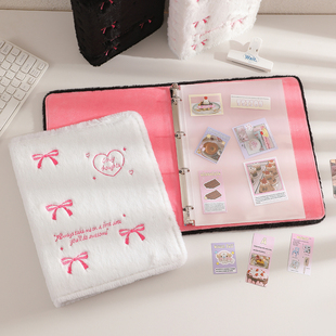 A4活页九宫格相册追星专辑三寸小卡追星收纳册小马卡片收纳册收藏