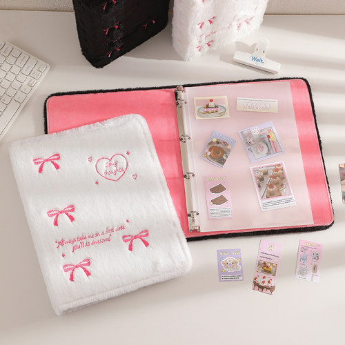 A4活页九宫格相册追星专辑三寸小卡追星收纳册小马卡片收纳册收藏