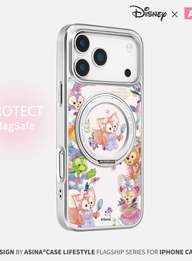 春季星黛露适用苹果17Promax手机壳新款14磁吸带支架iPhone16Pro全包套支点迪士尼ip15高级的可爱女13pm全包