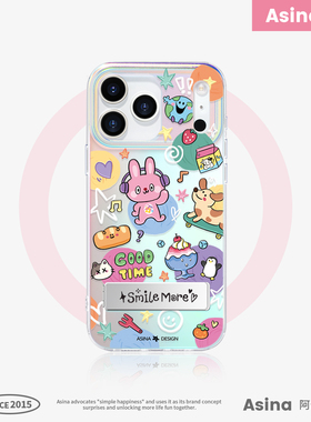 涂鸦动物适用iPhone17Promax手机壳一体支架苹果16Pro保护套13网红折叠全包可爱防摔女生ip14/15新款高档