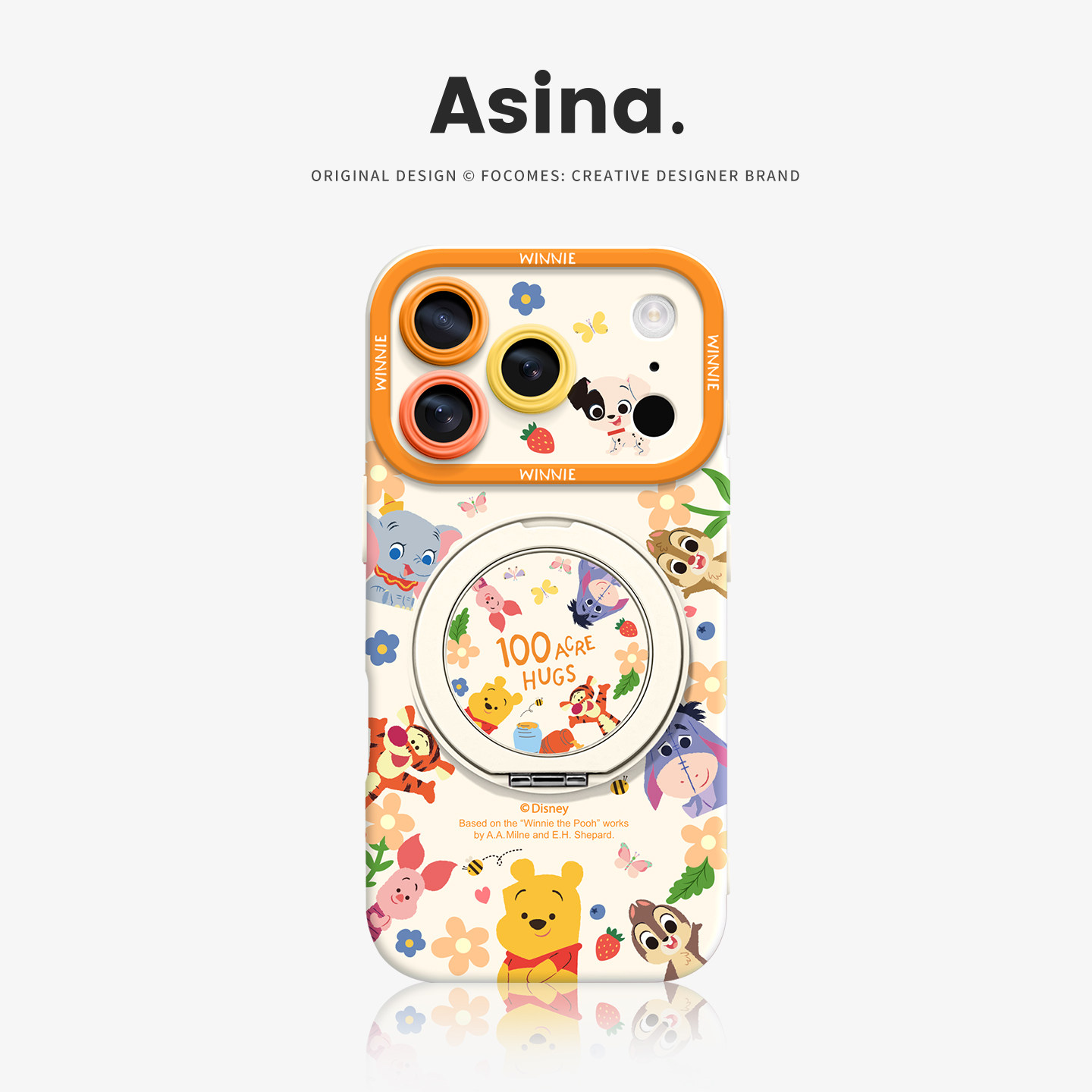 花田维尼适用iPhone17Promax手机壳新款苹果16Pro磁吸带支架套Bo5液态硅胶支点ip15高级感14可爱13pm全包女