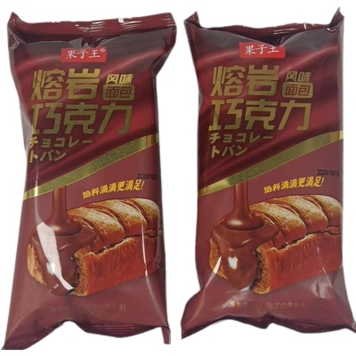 果子王熔岩巧克力风味面包