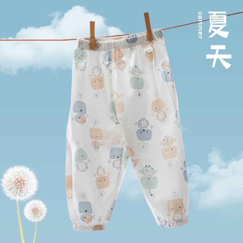 新款婴儿春夏季纯棉防蚊裤宝宝薄款家居裤休闲裤婴儿裤子夏装,童装/婴儿装/亲子装,裤子,淘宝优惠券,粉丝福利购,淘宝优惠卷