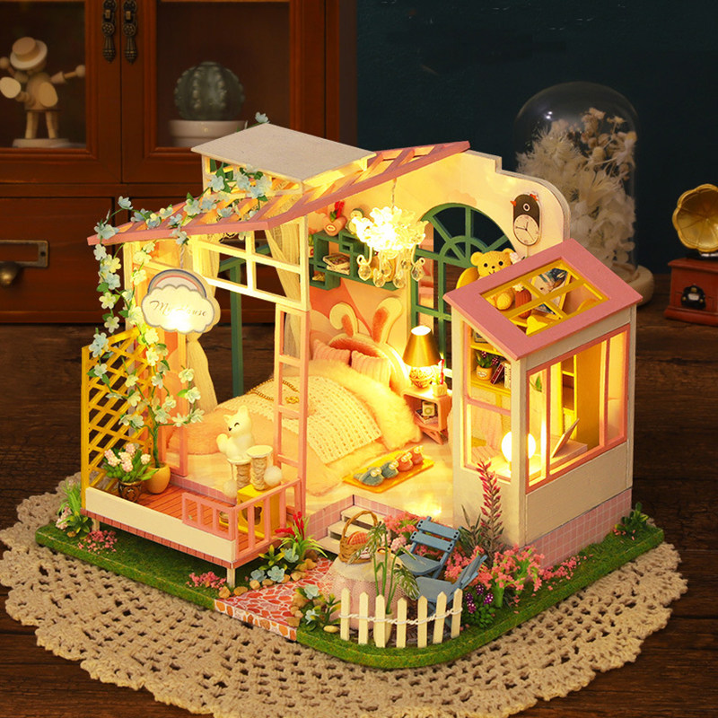 diy小屋手工制作品小房子模型