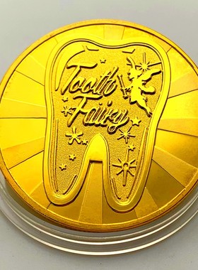 仙子镀金天使硬币鼓励金币纪念币