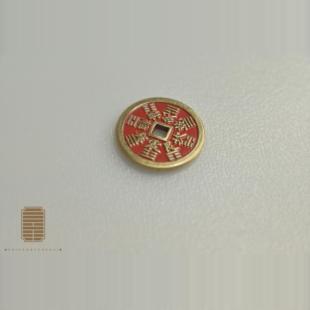 新品 朱砂面山鬼花钱 山鬼//符 八卦