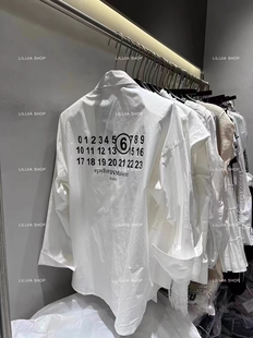 2025春夏别致独特宽松上衣小众高级感洋气Polo领白色衬衫