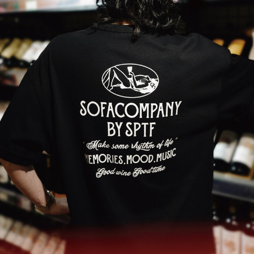 主题图案短袖T恤SUPERTOFU