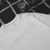 Drinking Soul 250g新疆长绒棉短袖 SUPERTOFU概念图案 T恤 SS25