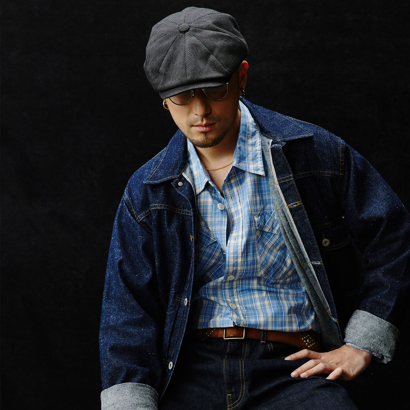 SUPERTOFU 汉麻棉混纺 13oz雪花牛仔 红赤耳边 重磅牛仔夹克 AW25