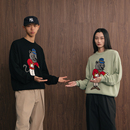 SUPERTOFU经典款 黑豹门童 针织手绘图案 针织衫毛衣男女