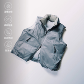 AW24 下摆抽绳 轻盈面料 防寒保暖 羽绒马甲 90白鸭绒 SUPERTOFU