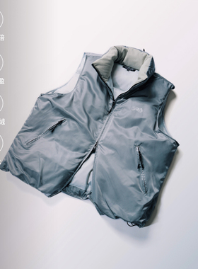 SUPERTOFU AW24 轻盈面料 90白鸭绒 防寒保暖 下摆抽绳 羽绒马甲