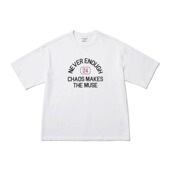 清仓特价 多色 SUPERTOFU 学院风 弧形主题图案 短袖 T恤TEE