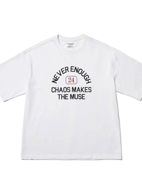 【清仓特价】SUPERTOFU 学院风 弧形主题图案 多色 短袖T恤TEE