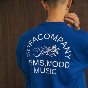 复古花体字 弧形排版 螺纹袖 SUPERTOFU 长袖 AW24 口 T恤 SPTF