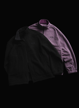 SUPERTOFU(SPTF) AW24 哈苏线结构 轻盈保暖 拉链立领摇粒绒外套