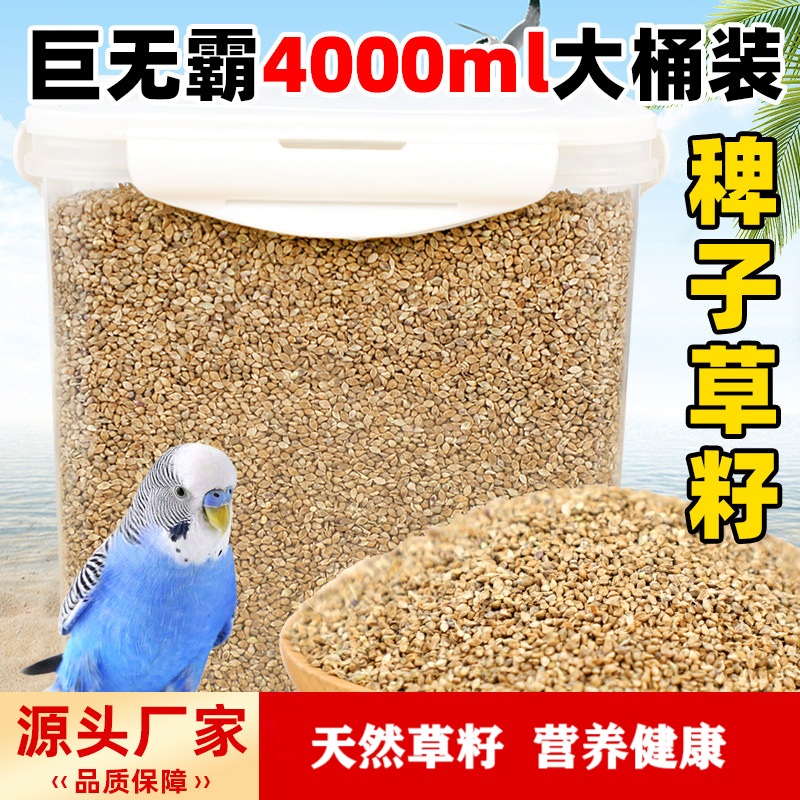 草籽鹦鹉混合鸟食虎皮牡丹