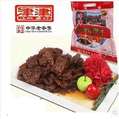 津津豆腐干360g 苏州特产卤汁豆腐干礼品袋装  直销特价欢迎团购