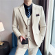 男士 商务休闲外套新郎结婚礼服正装 高级西服套装 修身 潮 男韩版 秋季