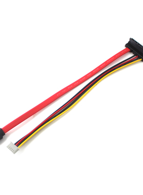电脑电源XH2.54小5PIN+SATA转接一体硬盘光驱数据线供电线7+15P线