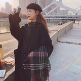 2022冬季新款黑色长款毛呢外套225-7039-P185（控268），女装毛呢外套，浙宝225