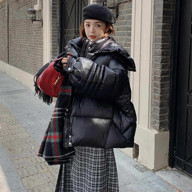 2022冬季新款 帽子拉链设计 90绒羽绒服225-7053-P335（控468）图片