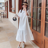 已出2023夏季新款拼接连衣裙宽松女225-23058-P115（控168），女装连衣裙，浙宝225