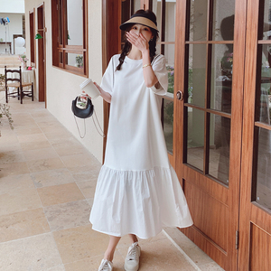 已出2023夏季新款 拼接连衣裙宽松女225-23058-P115（控168）,女装连衣裙,浙宝225