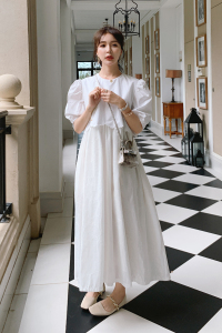 已出货2022夏有里布绣花唯美连衣裙225-1018-P115（控168）