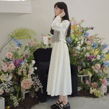 2022秋季新款针织条纹拼接假两件连衣裙225-7713-P125（控178），女装连衣裙，浙宝225