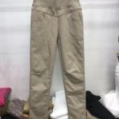 0808女高腰显瘦加厚外穿休闲夹棉女裤 新款 2025冬季 尹衣社棉裤