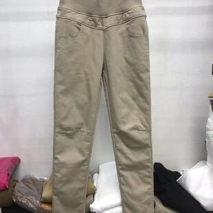 0808女高腰显瘦加厚外穿休闲夹棉女裤 新款 2025冬季 尹衣社棉裤