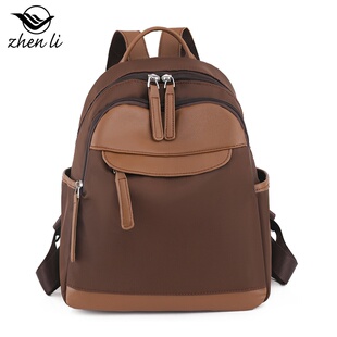 zhenli女包跨境新款街头潮流简约双肩包休闲时尚女双肩包