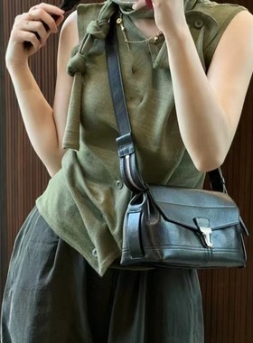 莞货  意大利lem打版 小众医生包 复古 经典优雅 真皮斜挎单肩包