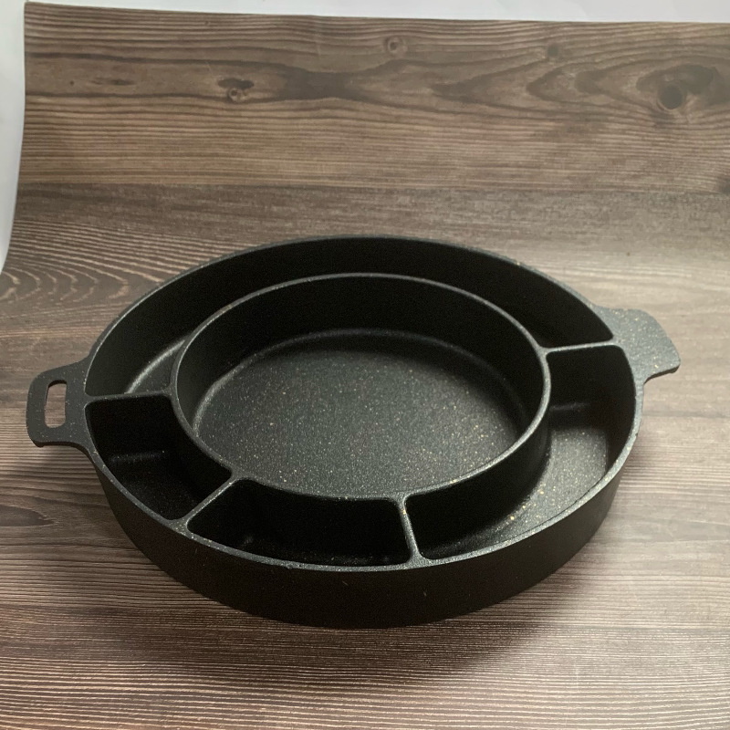 韩式明火卡式炉芝士锅烧烤盘商用排骨烤肉多格鸡蛋糕影响不粘烤盘