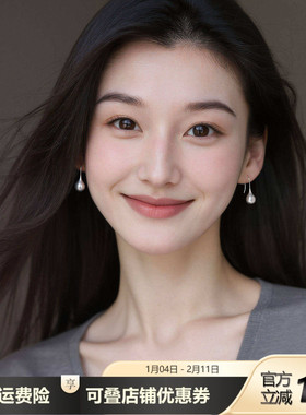 水滴耳饰法式简约几何光泽耳环小众设计高级感气质百搭长款耳饰