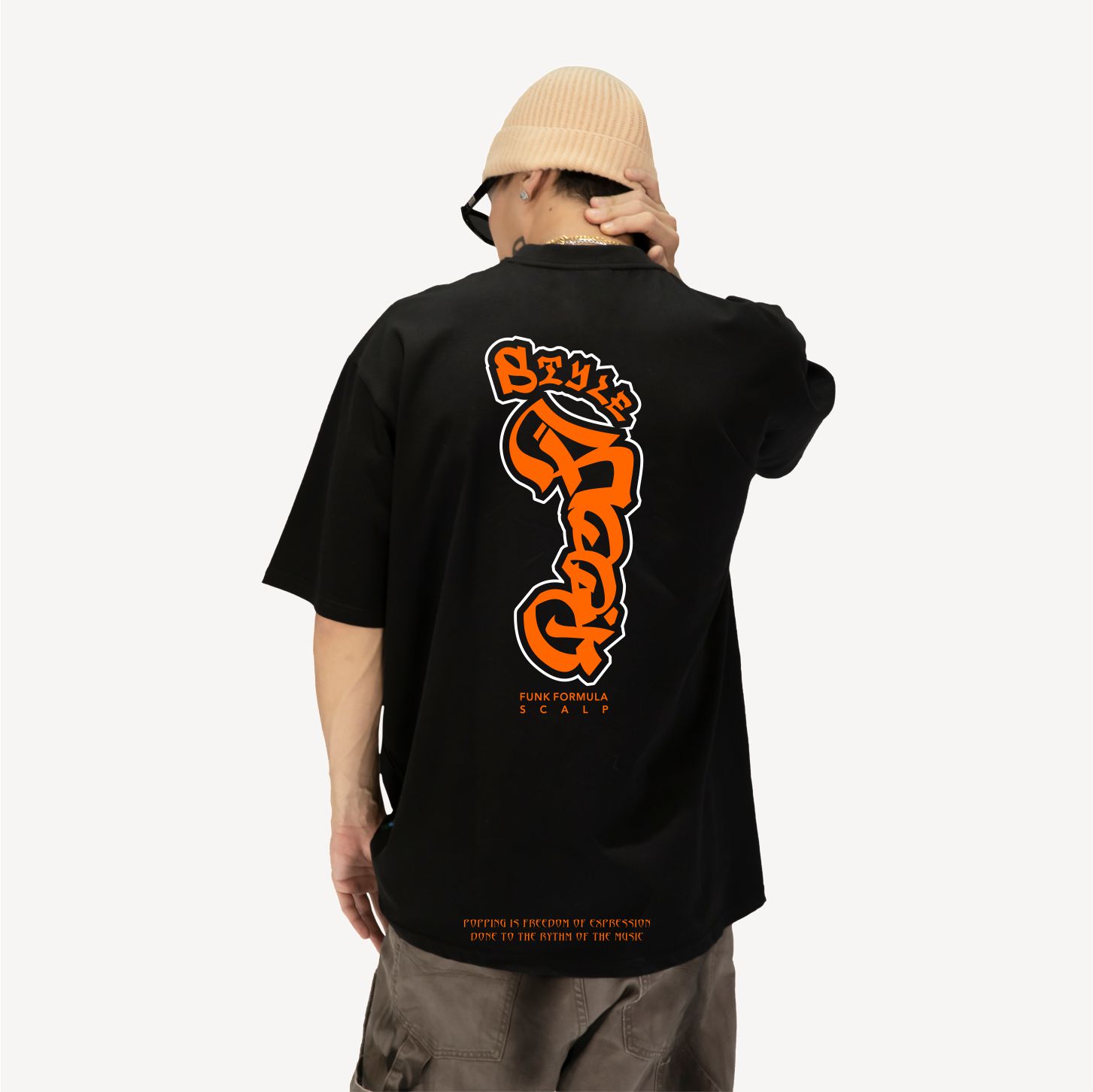 Pascal LuceXKeeping联名boog style街舞popping黑白短袖不变形